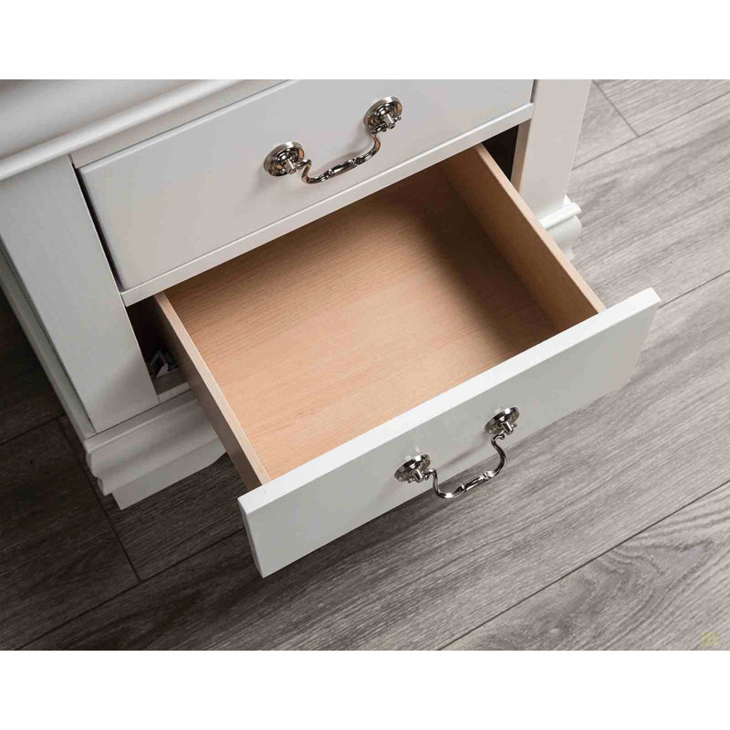 Table de chevet 1Pc, Blanc