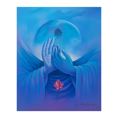 Varada Mudra | Acrylic On Canvas | By Priyaranjan