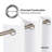 Faux Linen Blackout Grommet Curtain Drapes (Set of 2)-102038708-102038712