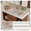 Ensemble de meuble-lavabo mural 39,4 po Mid-Century