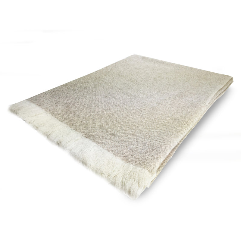Hand Woven Throw Blanket, Brown