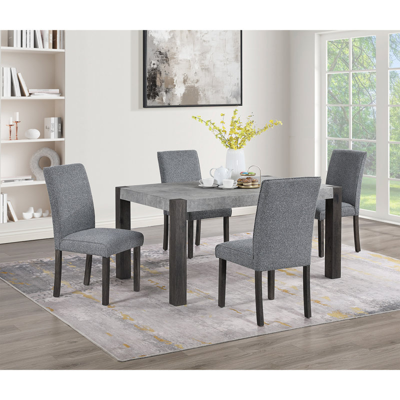 MIRIAM GREY DINING TABLE