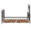 Metal Storage Bed