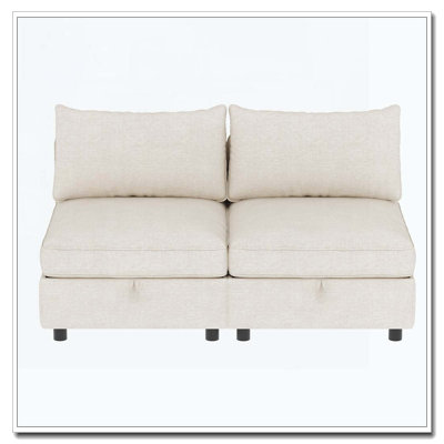 Armless Seat for Modular Sectional Sofa