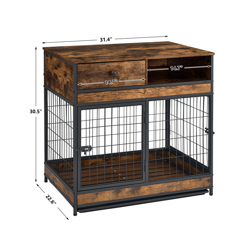 Cage pour animaux 2 portes Poyen