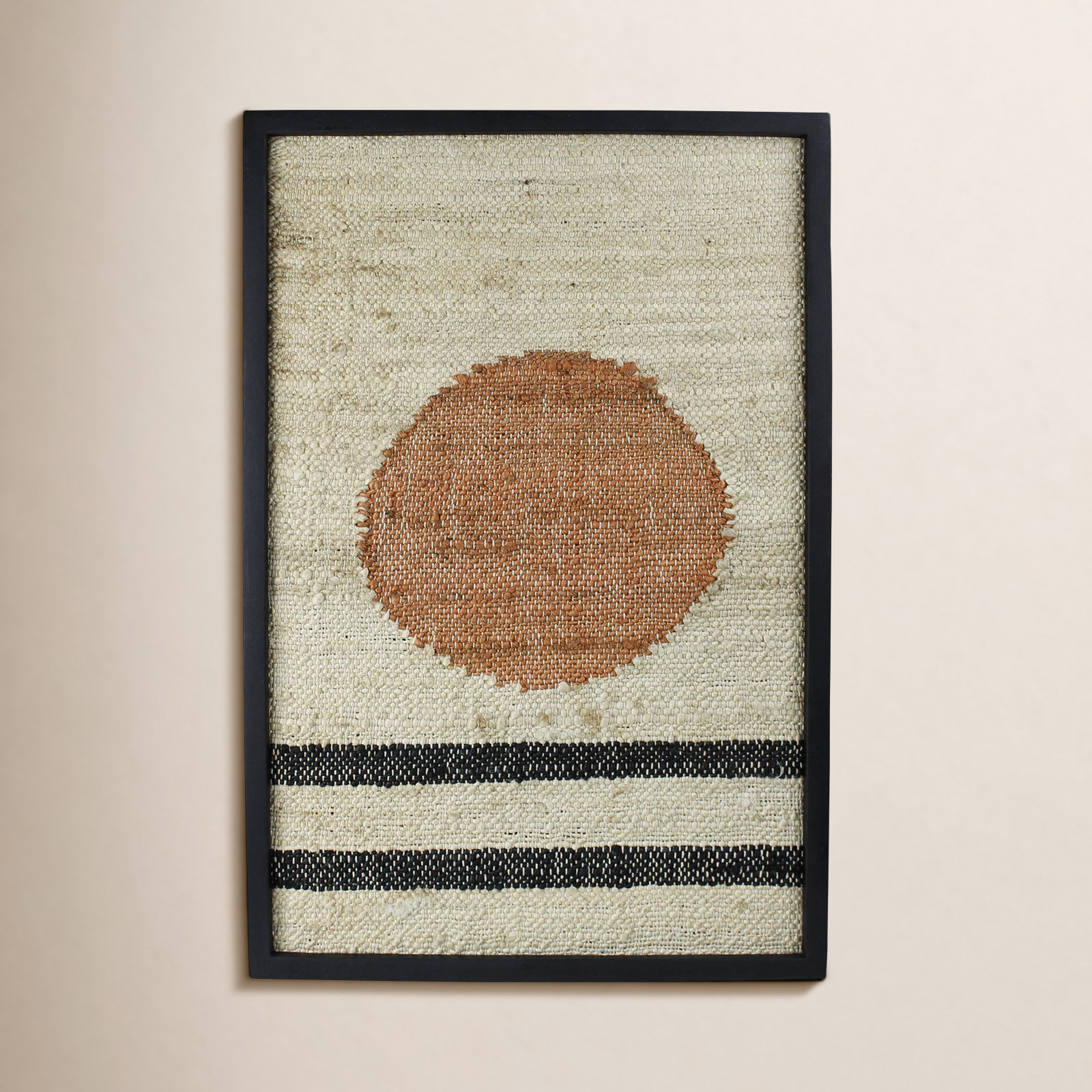 Circle Over Lines Dimensional Wall Art