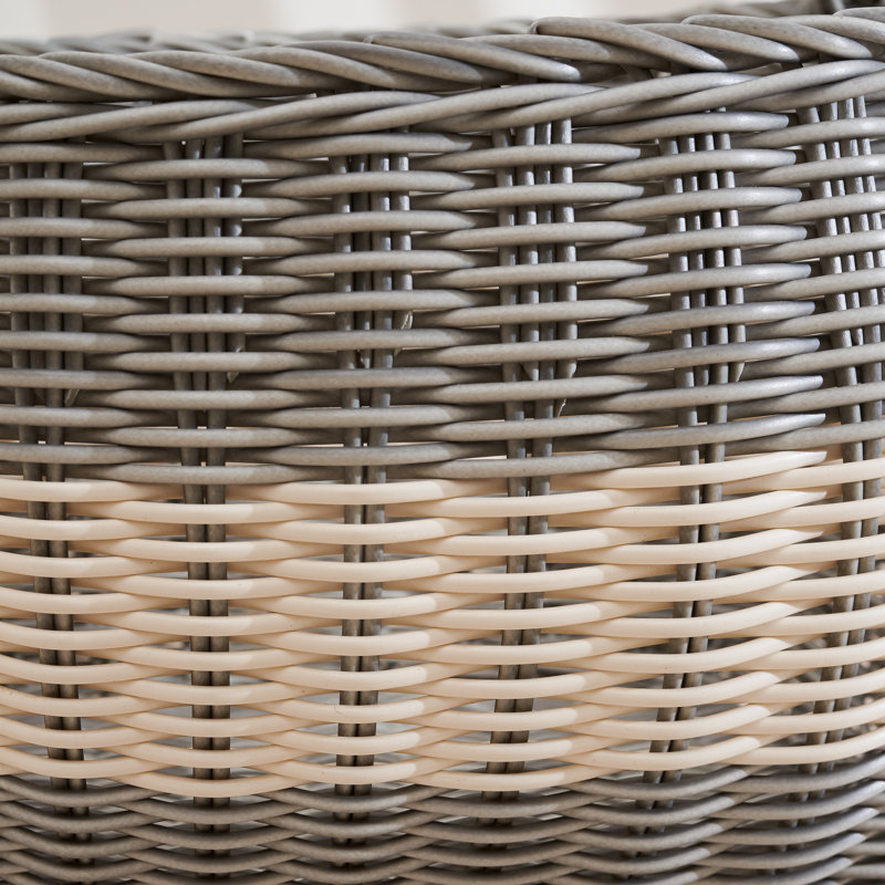 Wicker General Basket, 11.4" H x 15" W x 15" D