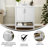 Ajmer 30'' Free-standing Single Bathroom Vanity with Undermount Sink and Open Storage Shelf-1417826142-1417826143
