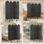 Paravent 4 panneaux, paravent pliable bohémien, noir-1924856380