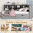 Wooden Full Size Daybed With 2 Drawers-1797131868