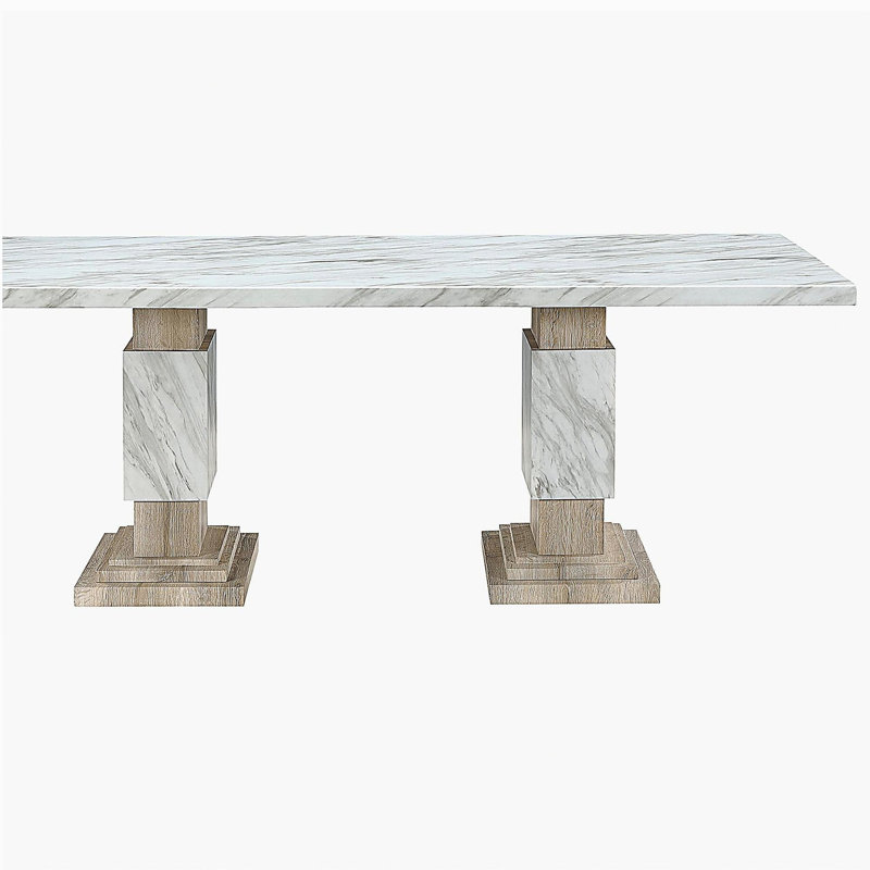 STACEY BEIGE DINING TABLE