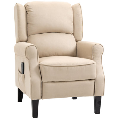 Fauteuil inclinable massant avec repose-pieds