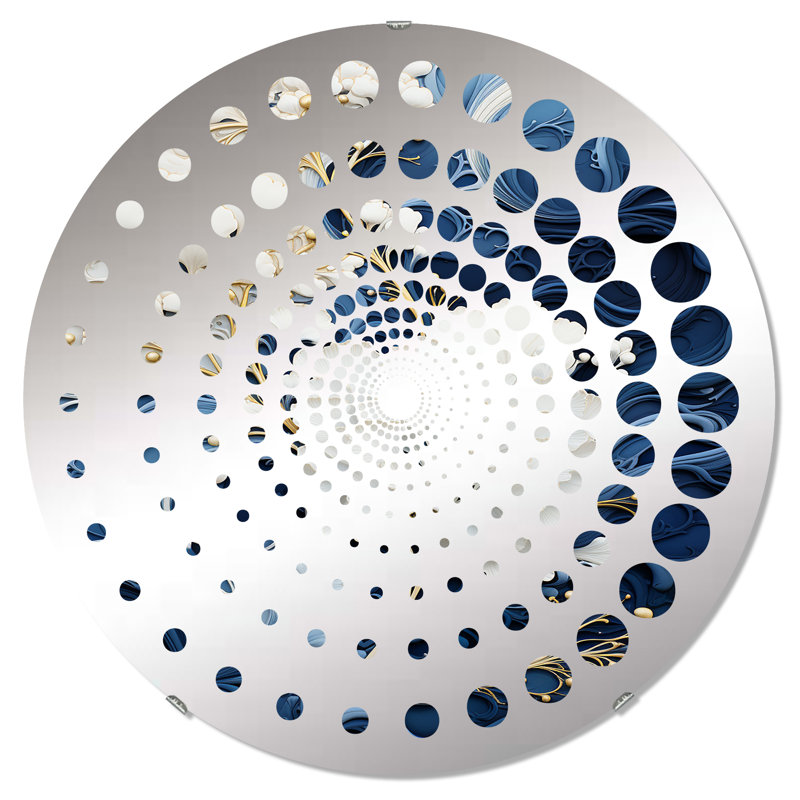 Liquide encre spirale III - Spiral Dot, 23,6 po x 23,6 po