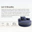 Canapé-lit rond avec canapé modulaire en mousse à mémoire de forme pour le salon, confort en nuage et design polyvalent, bleu-1883873260
