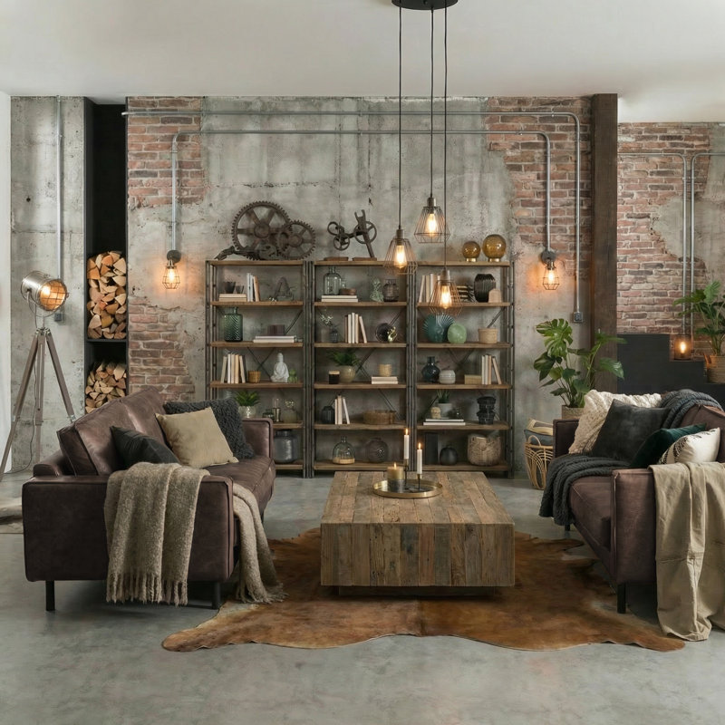 3 Seater Sofa, Dark brown