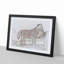 Horses in the Mist in Abstract - Picture Frame Graphic Art Print-55763611-55763612