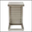 Table d'appoint d'extérieur en forme de C avec structure en aluminium durable et conception polyvalente pour un maximum de commodité et de style-557626009