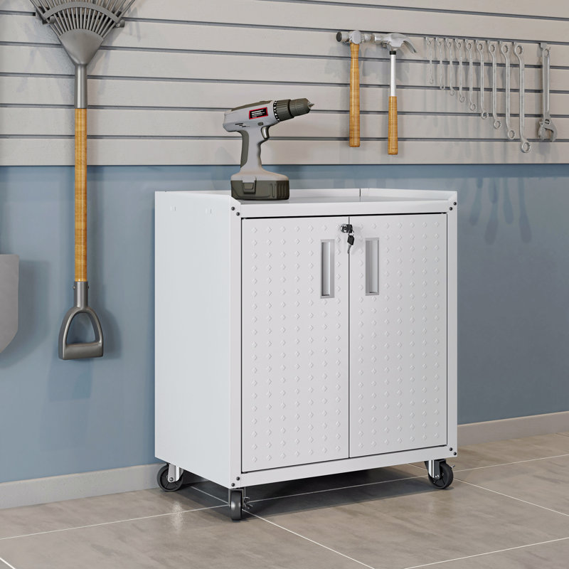 Armoire de garage 30 po, Blanc