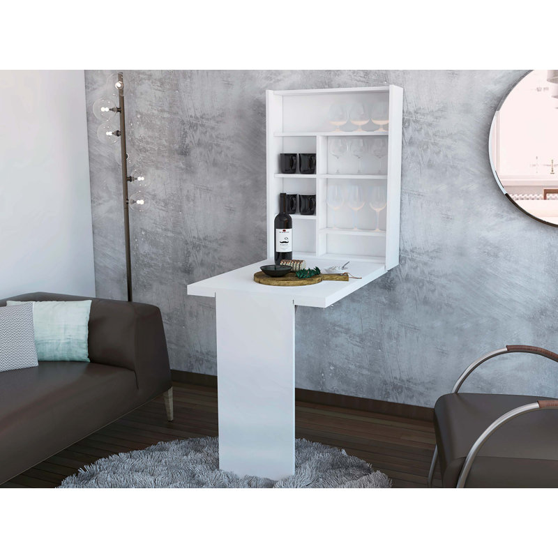 Bureau pliable Wakeman, Blanc