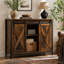Armoire industrielle, armoire buffet, armoire brun rustique