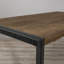 Sandrine Teak Metal Base Dining Table