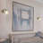 1-light vintage armed wall sconce Antique Bronze wall sconces for Bedroom Bathroom