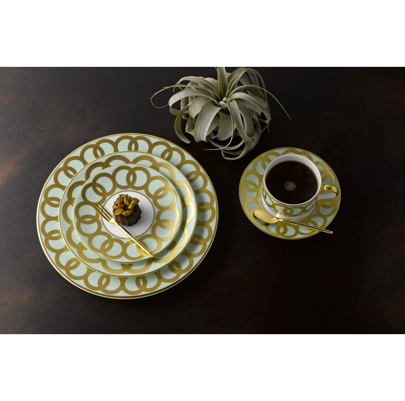 Riveria Handmade Bone China Dinner Plate, Navy Blue