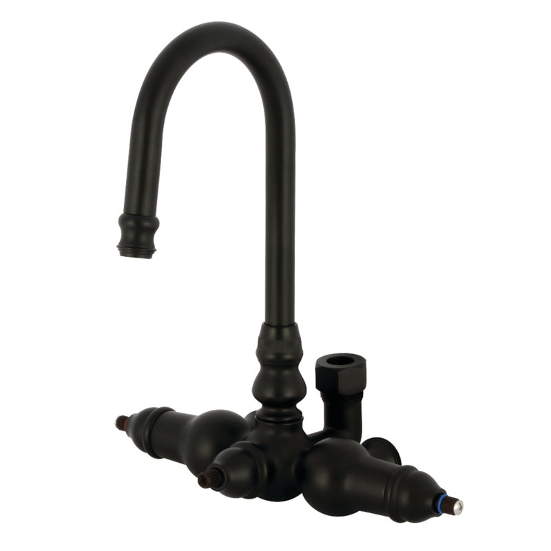Kingston Brass Vintage Gooseneck Tub Faucet Body, Polished Brass