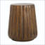 Table d'appoint Tree Stump MGO avec finition grain de bois