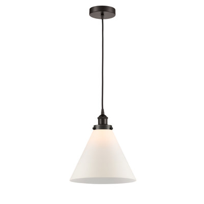Mini-luminaire suspendu 1 lumière Cone