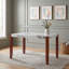 Ensemble de salle à manger moderne 4 pièces avec table en faux marbre, chaises rembourrées et banc pour la salle à manger-1312669586