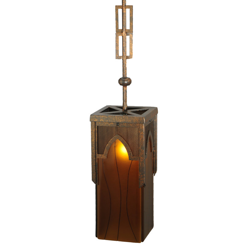 Greenbriar Oak 1 - Light Pendant, 147" H x 6.5" W x 6.5" D