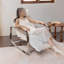 Chaise berçante ajustable en métal Living Room