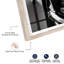 Décoration murale classique Glam II BW Shadowbox par Notoriart, cadre blond, 16 x 16-1329547088-1329547100