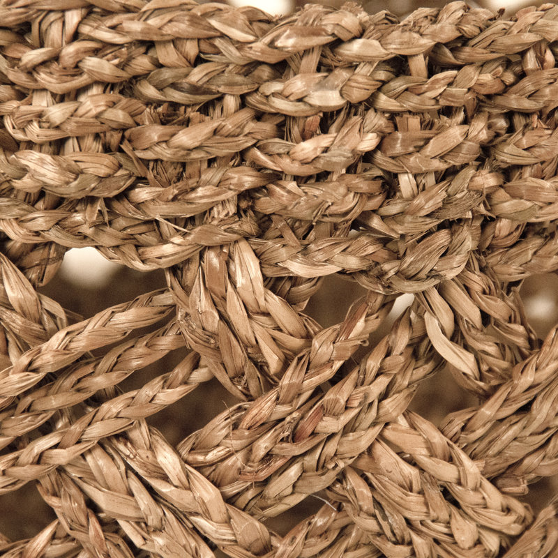 Bayou Breeze Wicker Decorative Basket, 8" H x 10" W x 10" D