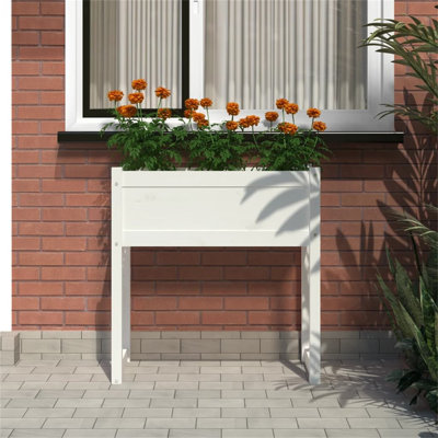 Aref Wood Raised Garden Bed