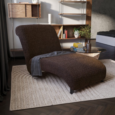 Stretchy Slipcover for Armless Chaise Lounge - Easy to Clean & Durable - Comfort Collection