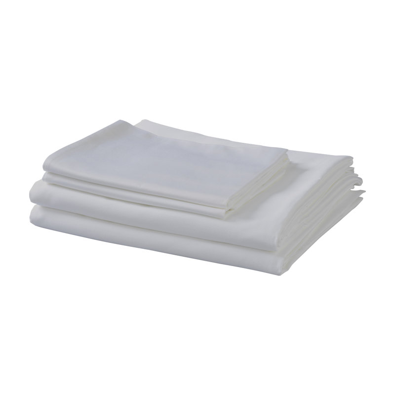 Draps en rayonne de bambou doux et lisses, Gris clair