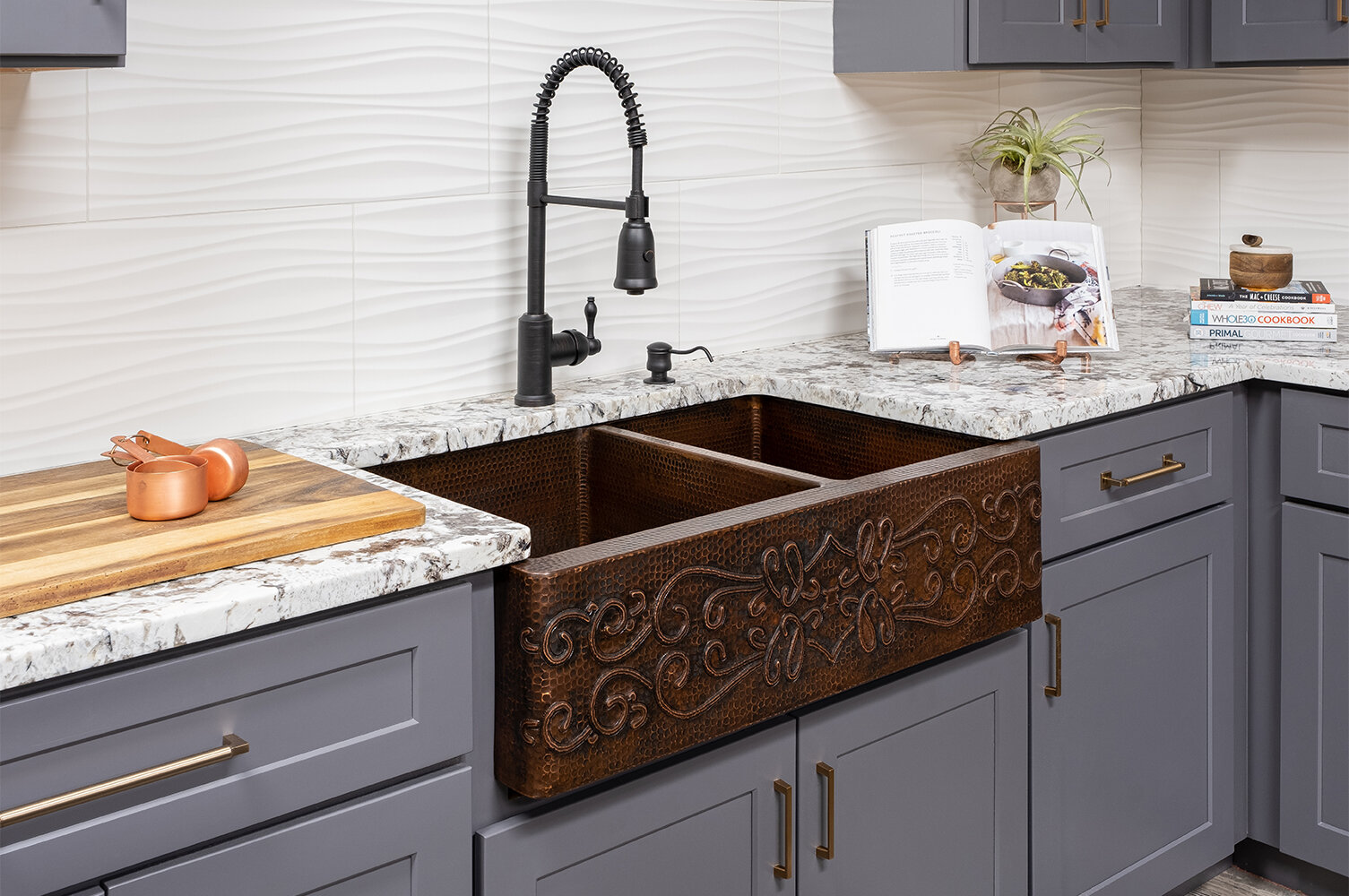 https://assets.wfcdn.com/im/94771953/compr-r85/1523/152397750/33-hammered-copper-apron-front-6040-double-basin-kitchen-sink-with-scroll-design.jpg