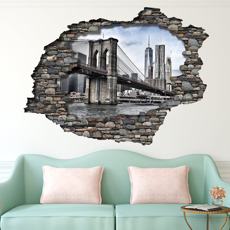 Scenic & Cityscapes Non-Wall Damaging Wall Decal