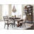 18.75'' H Fabric Upholstered Oak Armchair