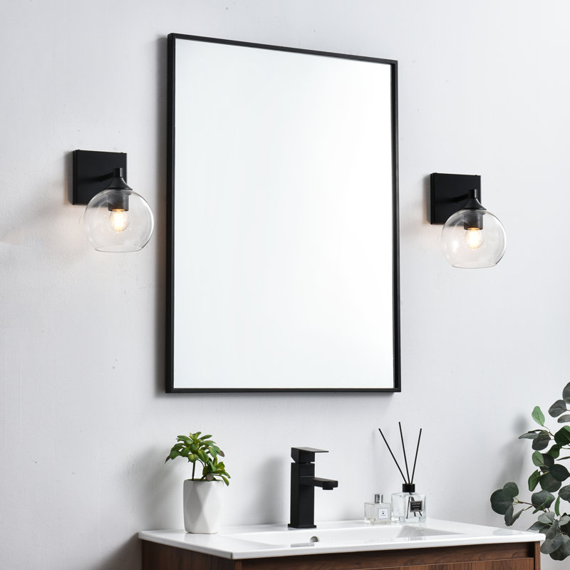 Dimmable Vanity Light, Chrome, 2 Lights, 9" H x 16" W x 16" D