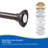 72'' Straight Tension Shower Curtain Rod