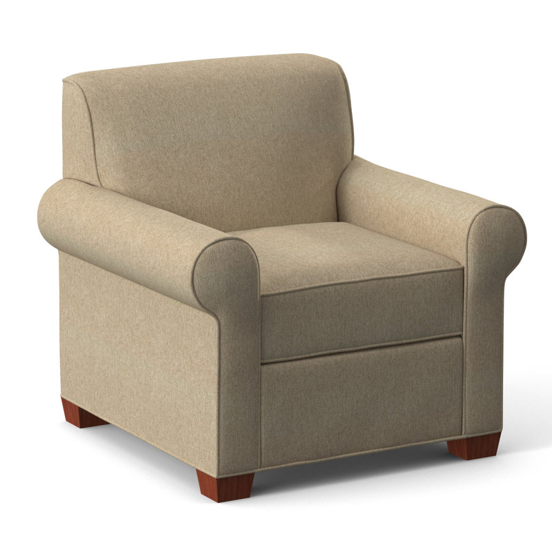 Finn Upholstered Armchair, BM Cherry, Dorset Taupe