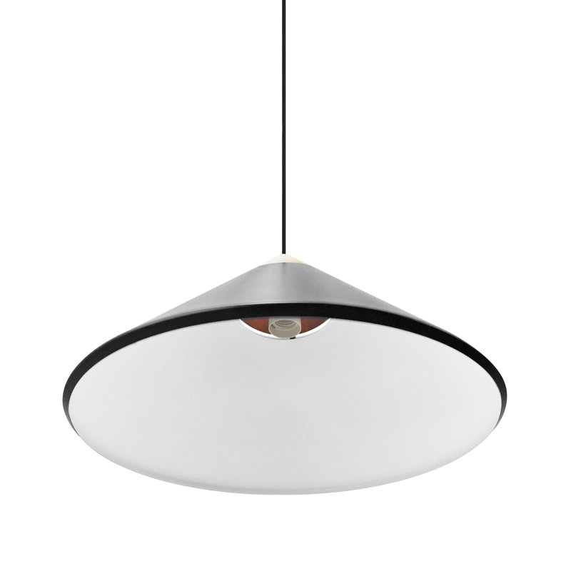 1 - Light Satin Pendant, Black