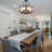 6 - Light Dimmable Drum Chandelier