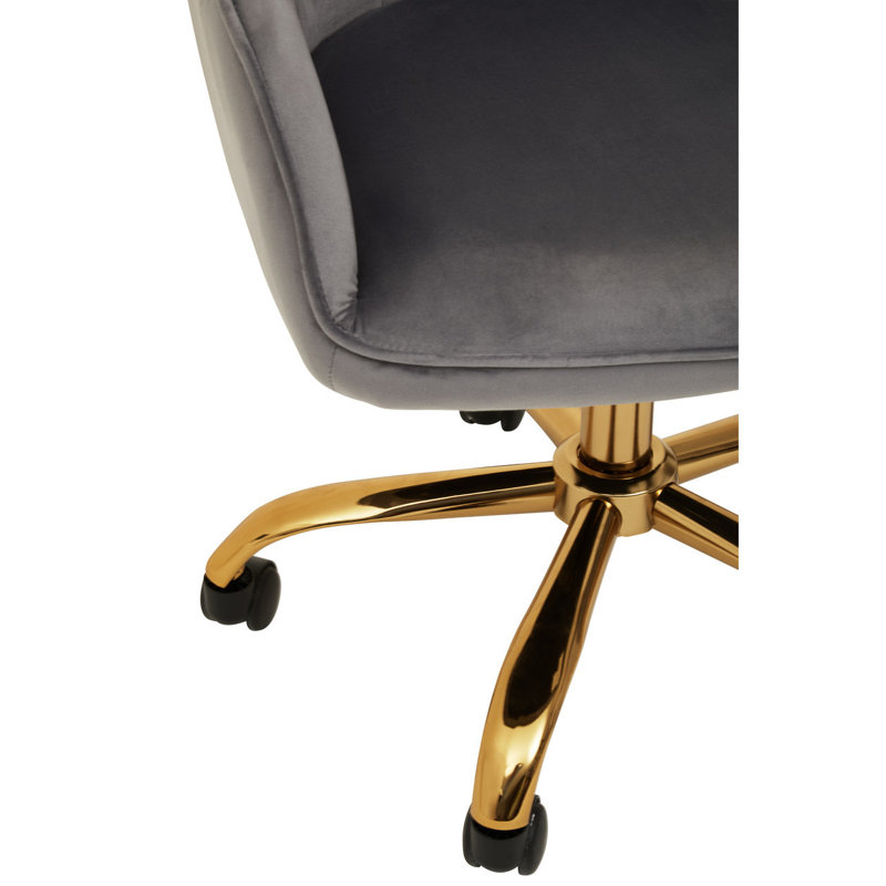 Boxdale Polyester Blend Office Chair, Dark Gray