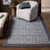 Town & Country Terra Nalani Textured Diamond Area Rug Midnight Blue