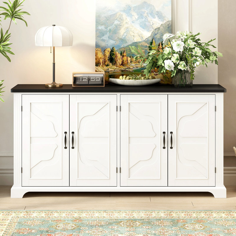 Buffet American Country, Noir / blanc