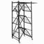 Tablette de rangement pliante avec roulettes